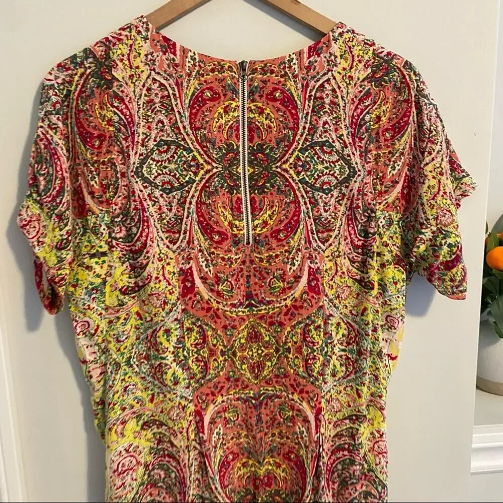 See by Chloe Yellow Pink Kaleidoscope Mini Dress 8